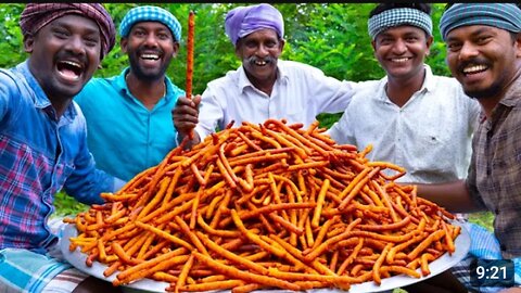 POTATO_STICKS___Crispy_Potato_Fry_Recipe_Cooking_In_Village___Aloo_Snacks___Potato_Snack_Recipe