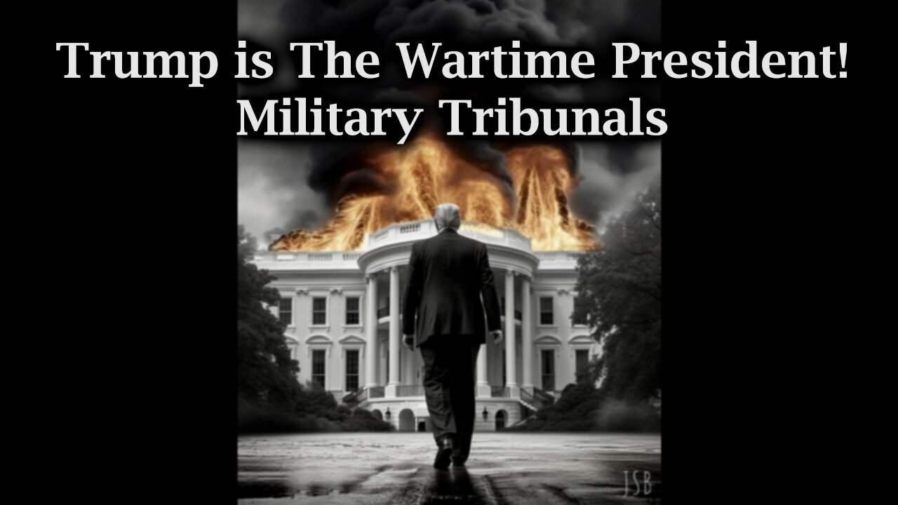 Military Tribunals - Trump Is The Wartime President - 8/30/24..