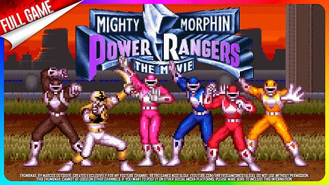 Mighty Morphin Power Rangers: The Movie (SNES - US) Longplay
