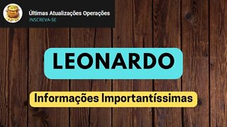 Leonardo Informações Importantíssimas