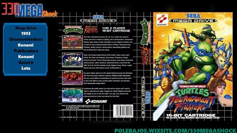 Jogo Completo 32 : Teenage Mutant Ninja Turtles Tournament Fighters (Mega Drive)