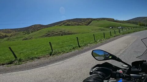 BMW R1200GSA Snowy Mountain Rd