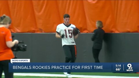 Cincinnati Bengals rookies practice for first time