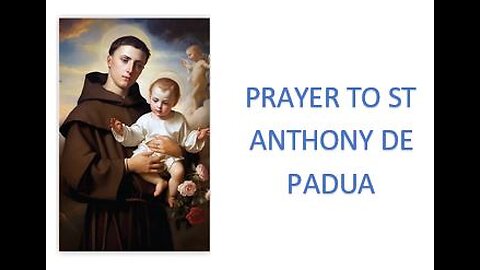 Prayer to St Anthony