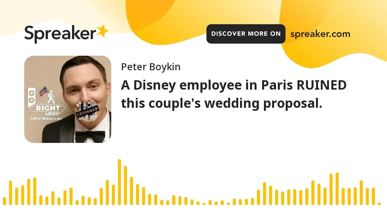 A Disney employee in Paris RUINED this couple's wedding proposal.