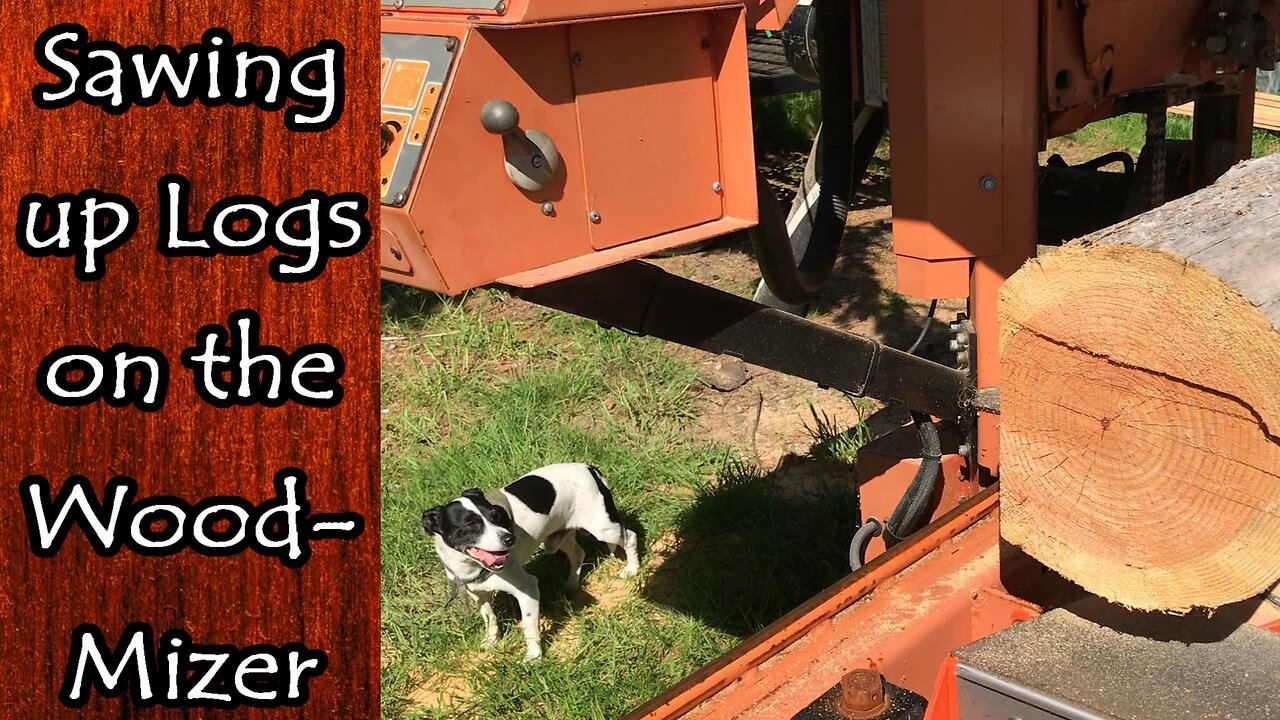 Sawing Up Lumber with Cody on the Wood-Mizer