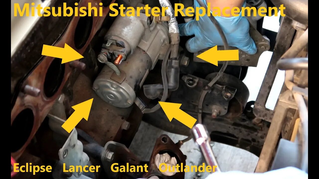 TUTORIAL: Mitsubishi Starter Replacement DIY