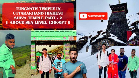 World Highest Shiva Temple || Tungnath trek me hui halat kharab Part - 2 😱😱😱😱