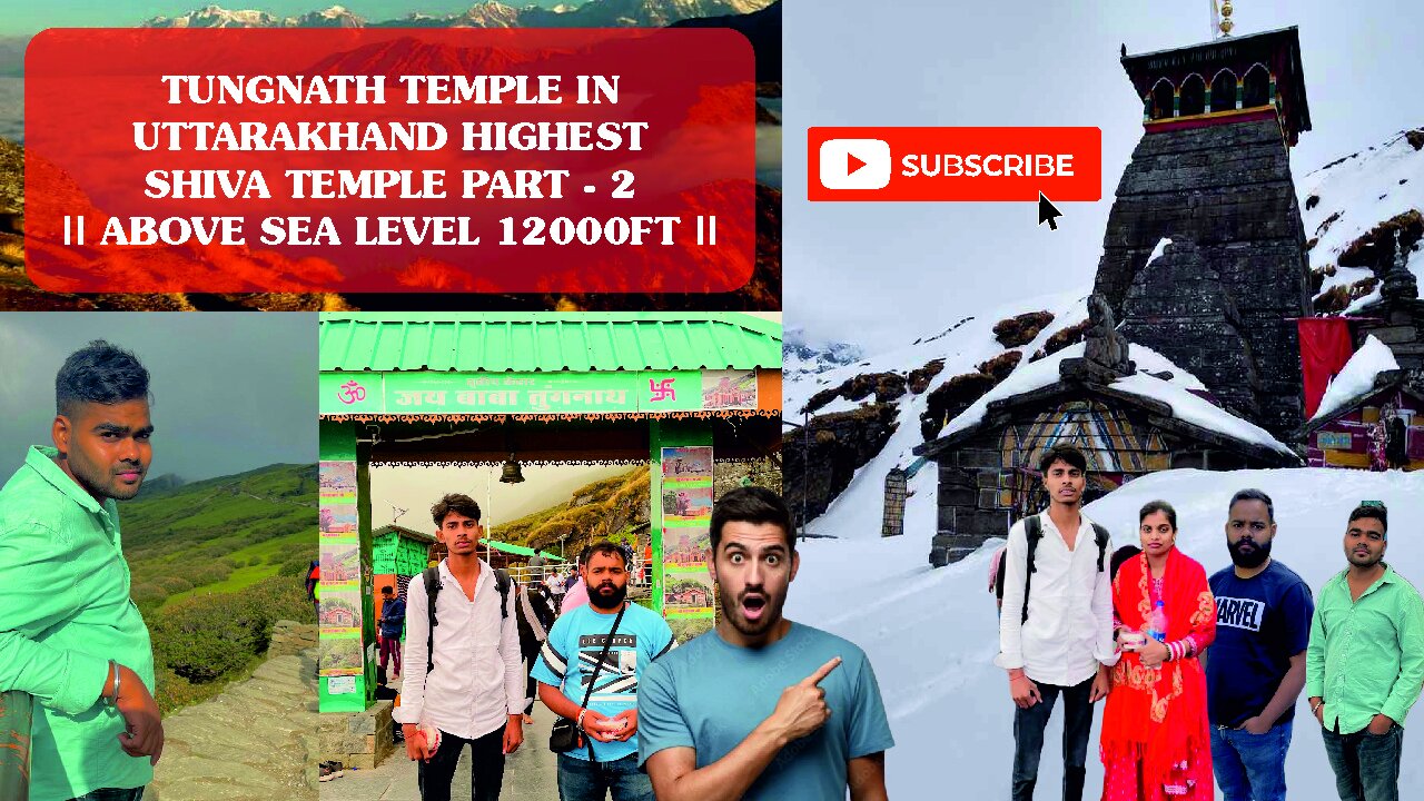World Highest Shiva Temple || Tungnath trek me hui halat kharab Part - 2 😱😱😱😱