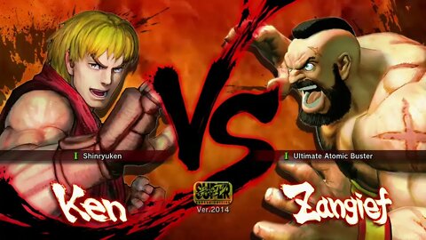 Ken vs Zangef Street Fighter IV