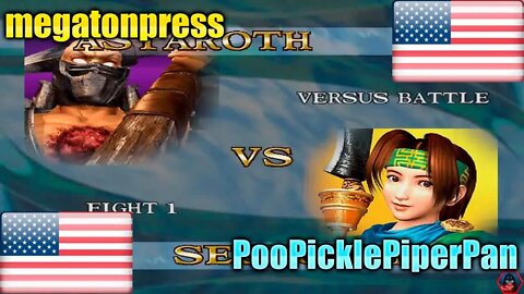 Soulcalibur (megatonpress Vs. PooPicklePiperPan) [U.S.A. Vs. U.S.A.]