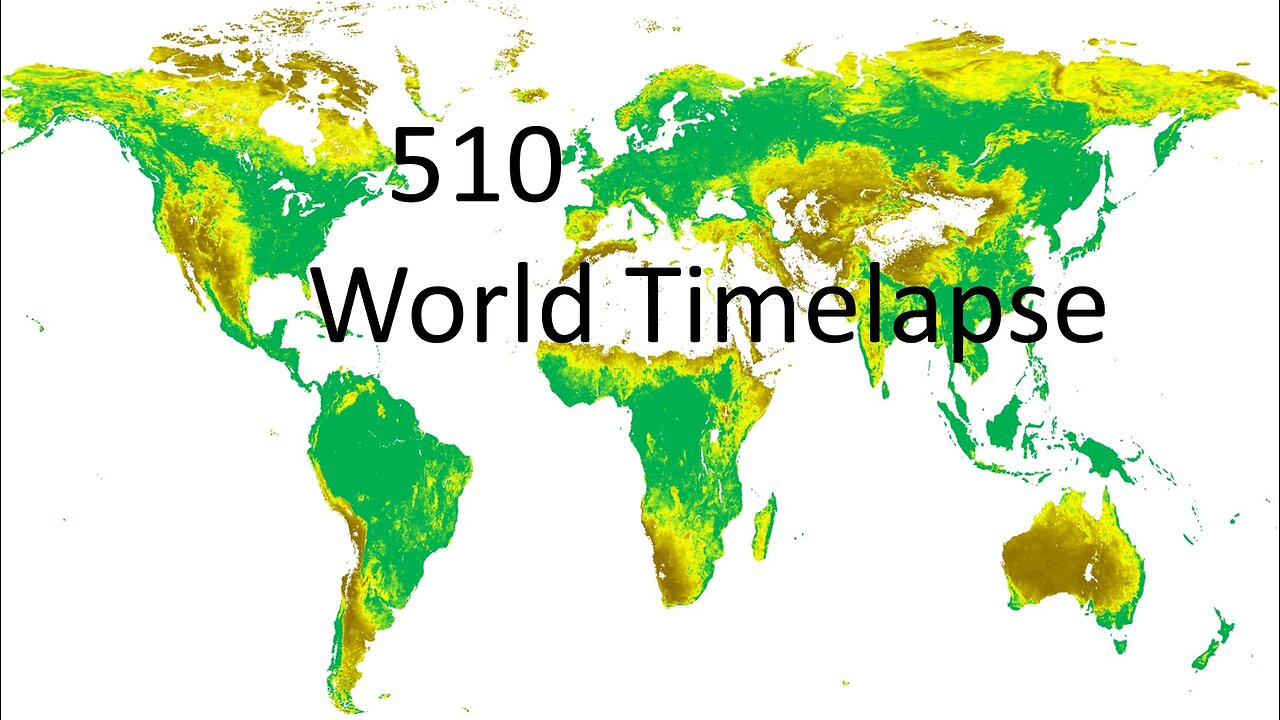 520 CO2 Greening - Timelapse World