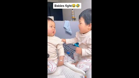 Cute babies fight that will make your day happier