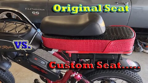 Custom Ariel Rider Grizzly Seat installation.