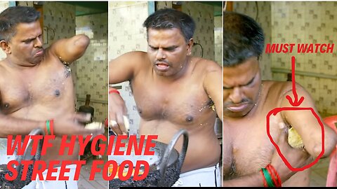 WTF Hygiene Street Food Making Under Armpit | Must Watch