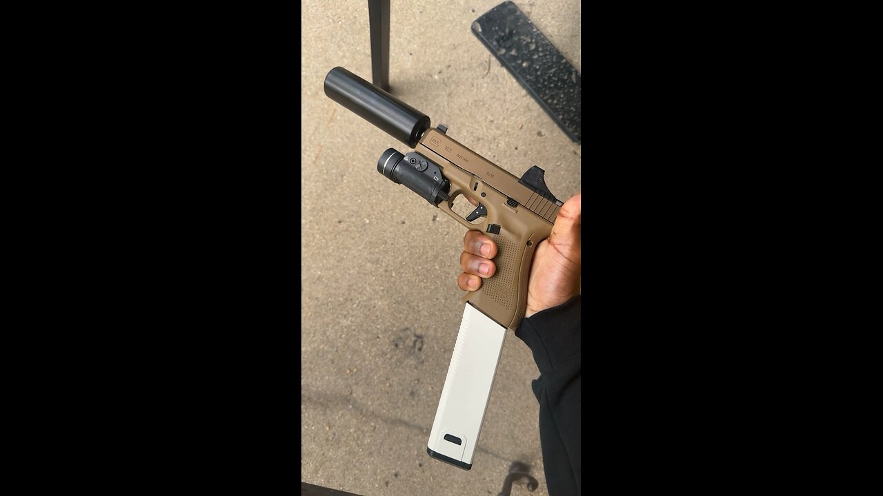 Silenced glock 19x mos