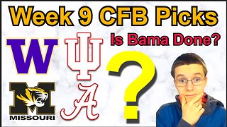 Week 9 CFB Predictions 2024!!!/Is Alabama done?