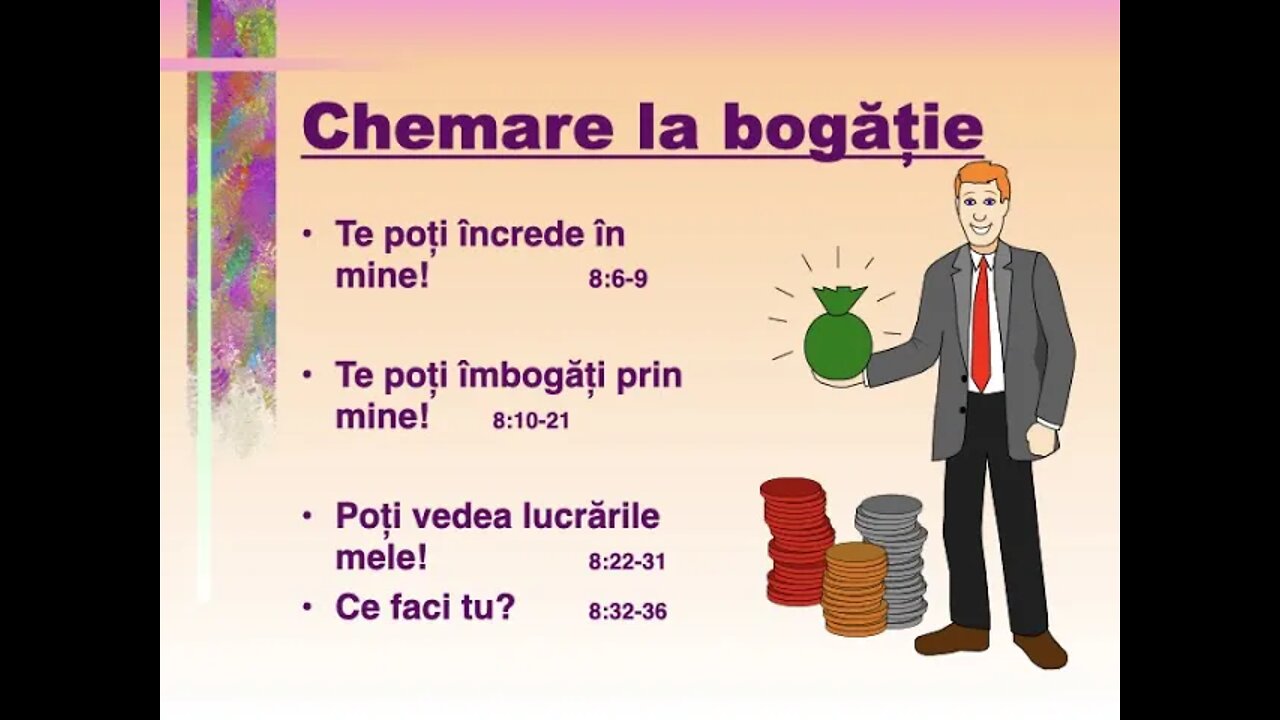Daniel Brânzei: Chemarea (4) ... la bogăție