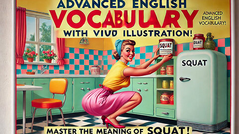 Vocabulary and Pronunciation "SQUAT" Advanced English