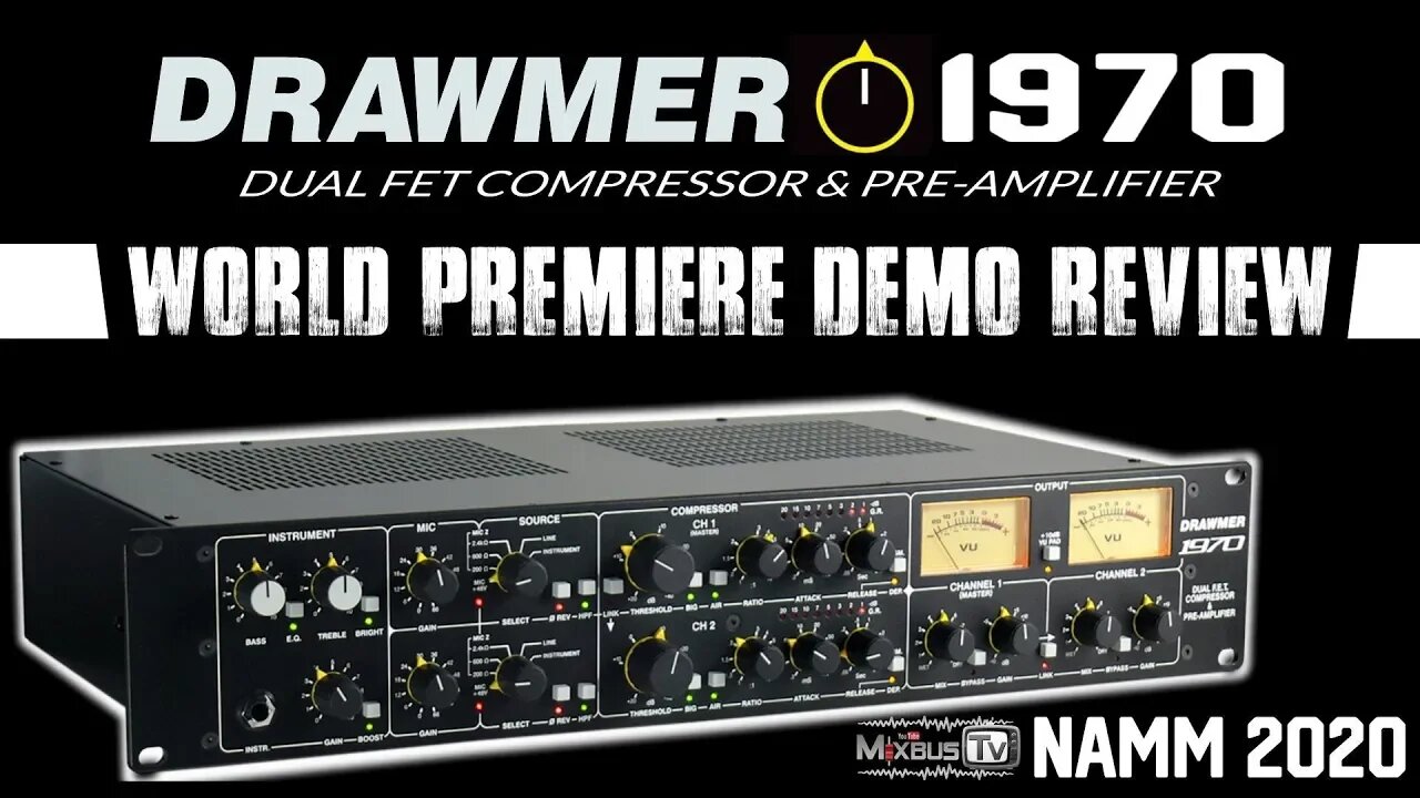 Best Affordable Stereo Preamp and Compressor Drawmer 1970