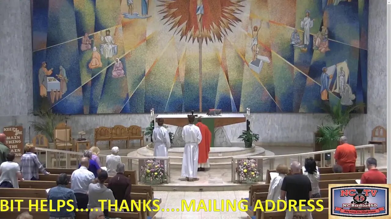 NCTV45 CATHOLIC MASS HOLY SPIRIT PARISH (ST VITUS) 4 PM SATURDAY JUNE 18 2022