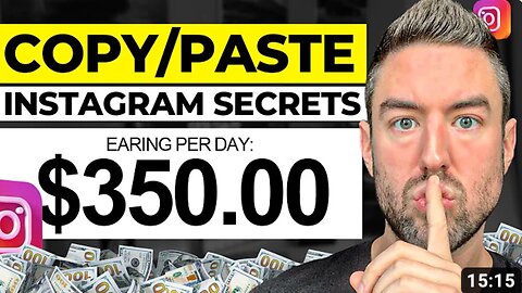 Instagram Affiliate Marketing SECRETS To Make $300+/Day! (COPY/PASTE)