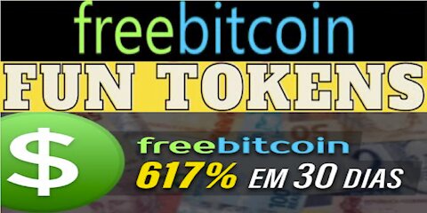 【FREE BITCOIN】Lançado o TOKEN ( FUN ) teve valorização 617% nos últimos 10 meses | #CryptoCurrency