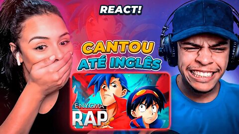 Rap do Simon e Kamina ft. Teaga (Tengen Toppa Gurren-Lagann) | Fight The Power | [React Rap Nerd] 🔥