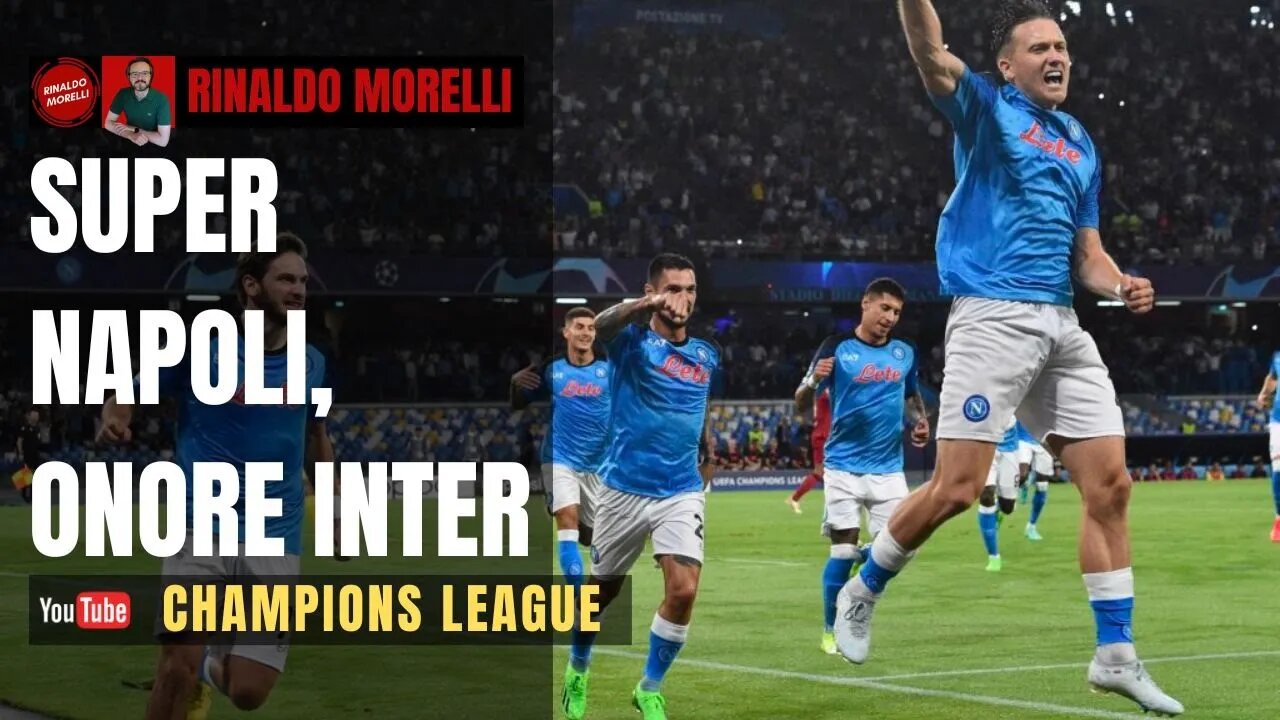 NAPOLI-LIVERPOOL 4-1, INTER-BAYERN 0-2, super Spalletti e Inter senza piani alternativi