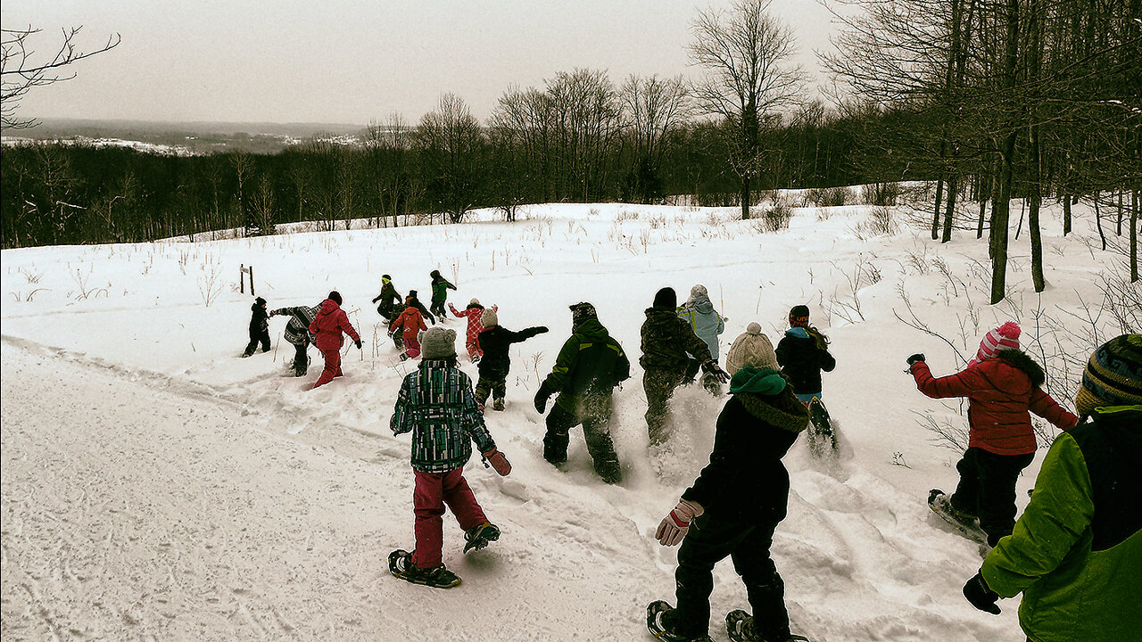 Camden Class of 2022 Goes Snow Shoeing in Boonville in February 2014