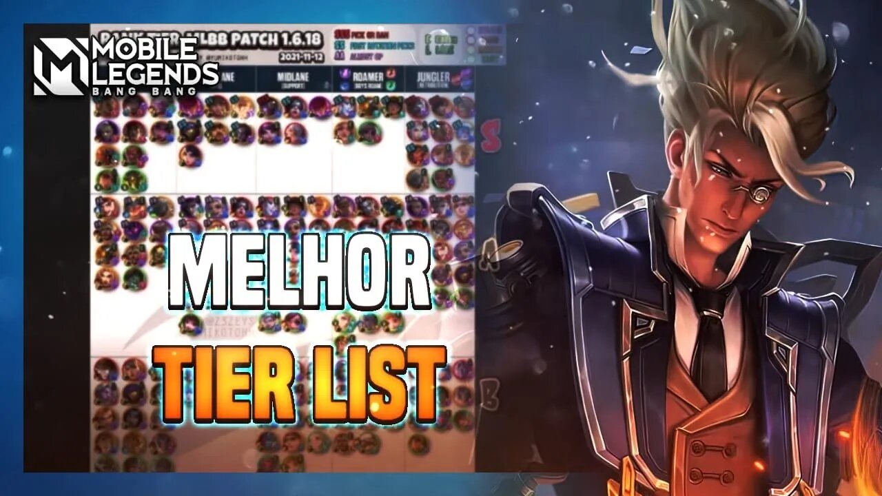 A MELHOR TIER LIST ATUALIZADA | NOVEMBRO 2021 | Mobile Legends