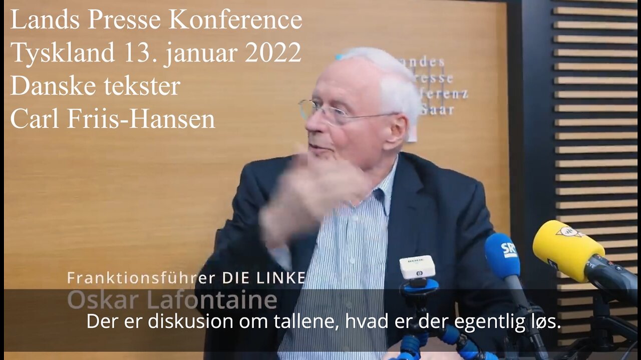 Lands Presse Konference Tyskland 13. januar 2022 - VAX Pligt