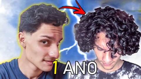 1 ANO DEIXANDO O CABELO ONDULADO CRESCER | Trajetória Completa