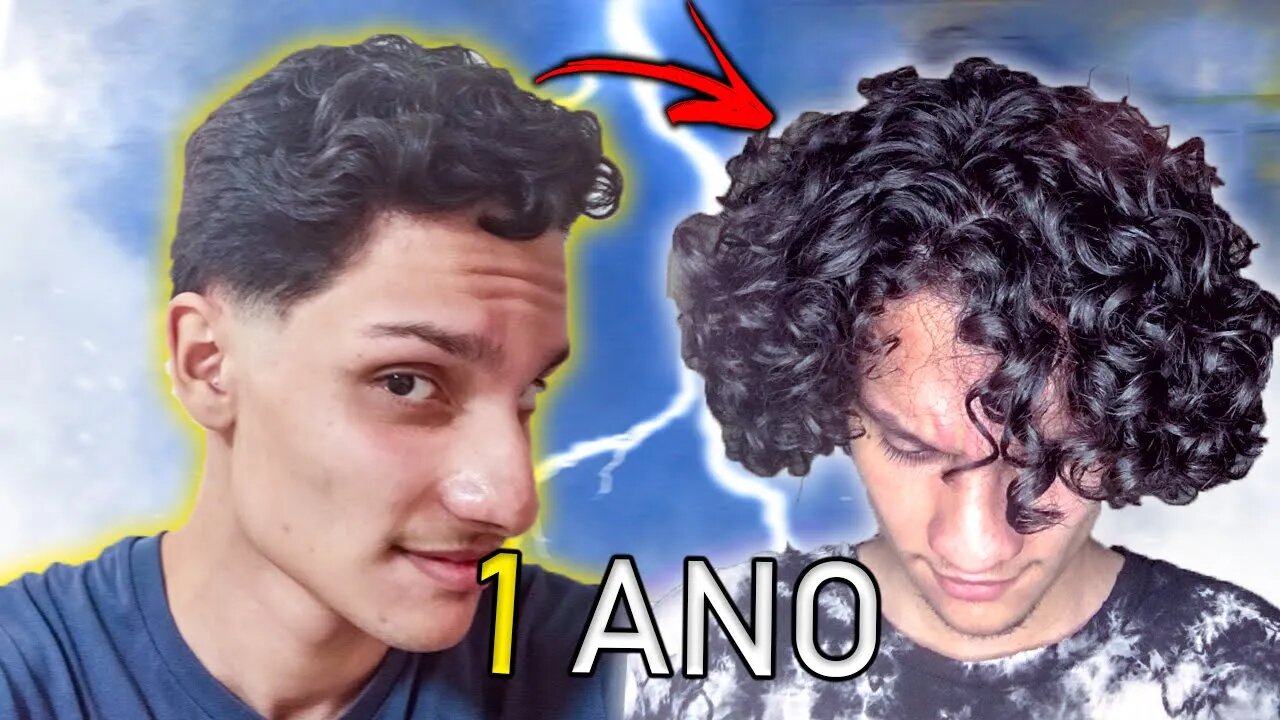 1 ANO DEIXANDO O CABELO ONDULADO CRESCER | Trajetória Completa