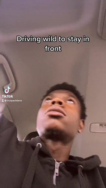 Driving wild to stay in front of everyone THEN ending up next to the cars you passed