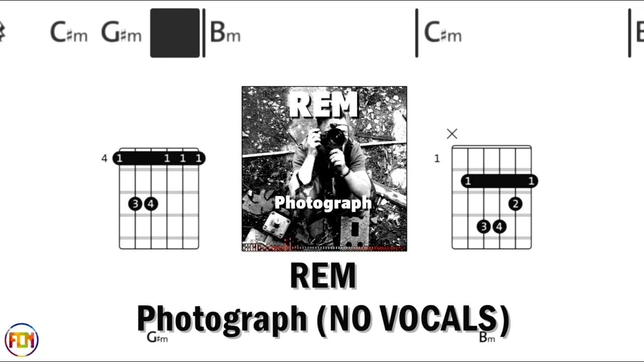 REM Photograph FCN GUITAR CHORDS & LYRICS NO VOCALS