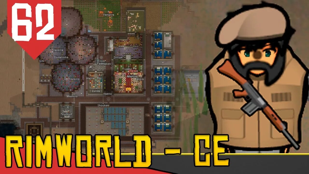 Centro Comercial Planetário - Rimworld Combat Extended #62 [Série Gameplay PT-BR]