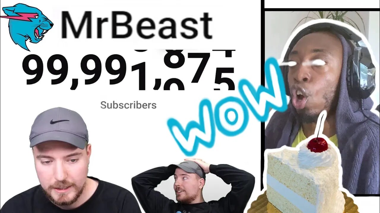 MrBeast 100 Million Subscriber LiveStream REACTION By Animator/Artist (Inspirational & Educational)