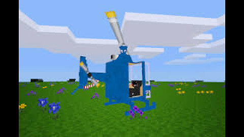 Helicopter & Go Kart Mod In Minetest.