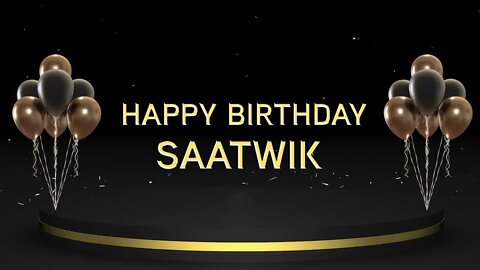 Wish you a very Happy Birthday Saatwik