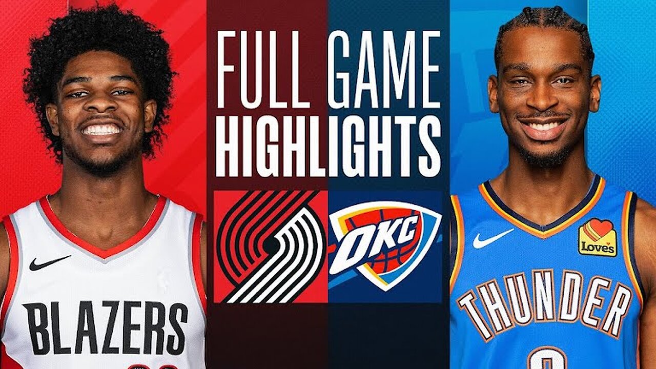 Game Recap: Thunder vs Trail Blazers 111 - 109