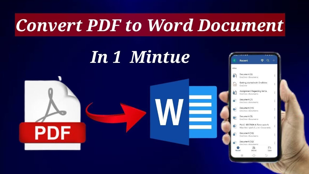 How to Convert Pdf to Word