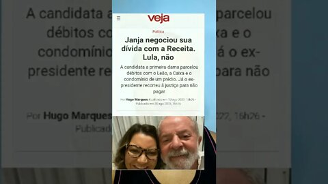 LULA entra na justiça para não pagar dívidas.