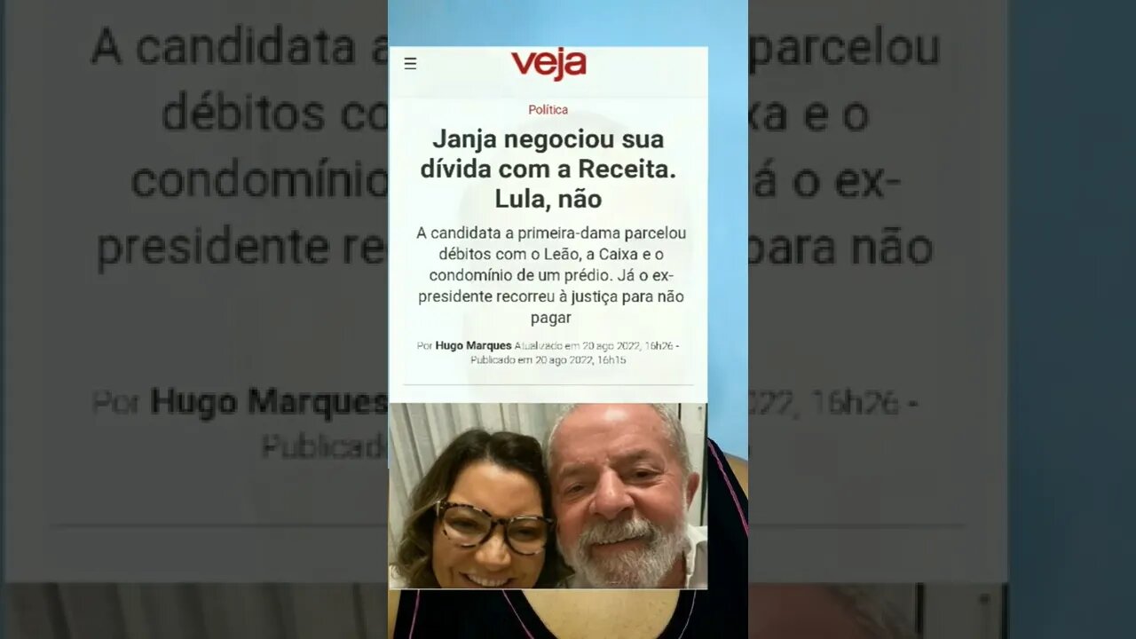 LULA entra na justiça para não pagar dívidas.