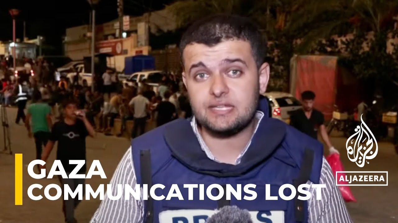 Gaza Communications Lost And Bombardments Everywhere by Al Jazeera