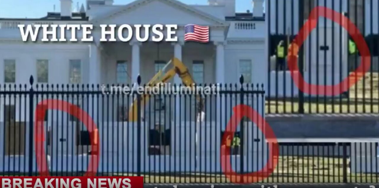What is the White House preparing for? Walls with gun portals? Zombies?