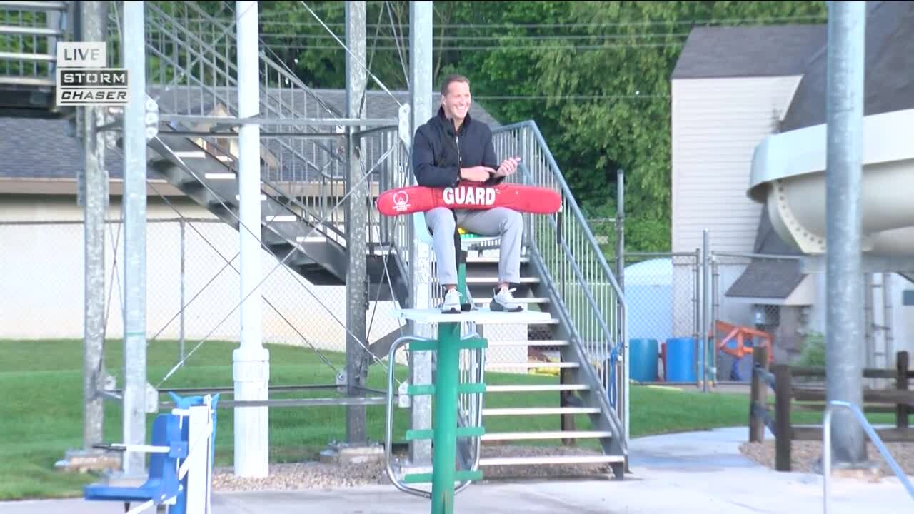 Meteorologist Brian Niznansky or Lifeguard Niznansky?