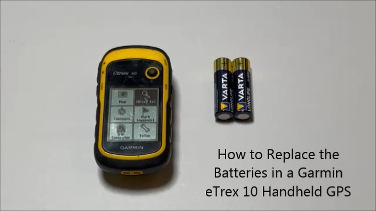 How to Replace the Batteries in a Garmin eTrex 10 Handheld GPS