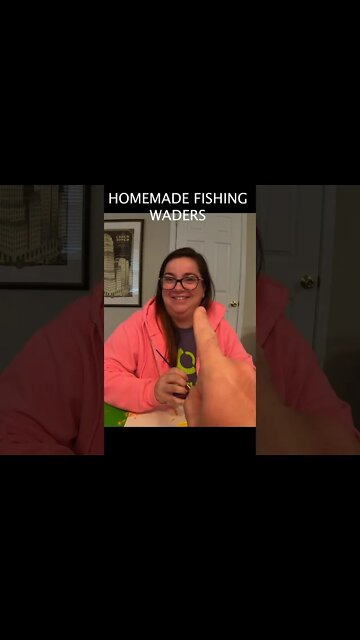 Homemade Fishing Waders (THEY WORK) #short
