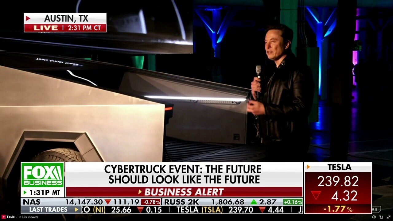 Liz Claman Reacts To Elon Musk's Cybertruck